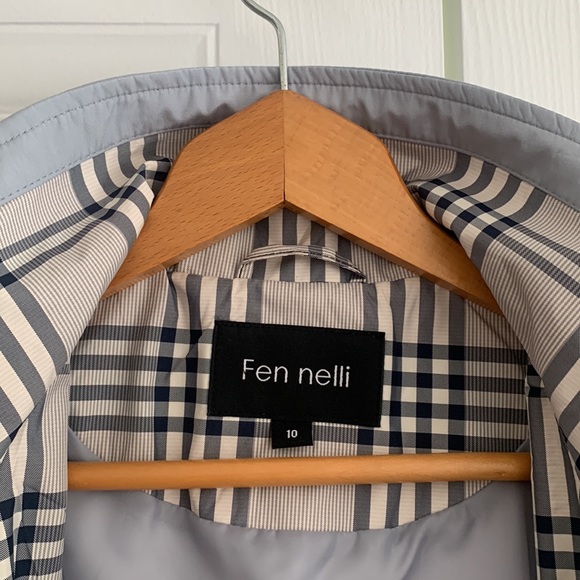 Fen nelli Full Zip Water Resistant Jacket with plaid lining - Picture 6 of 16